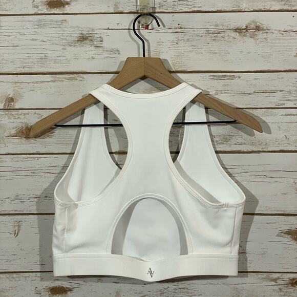 NWT Bandier All Access Rib Front Row Bra - White - XL - Picture 8 of 11
